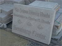 Engraved Limestone & Granite