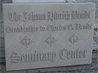 Engraved Limestone & Granite