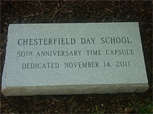 Dedication Stone for a 50 Year Old Time Capsule