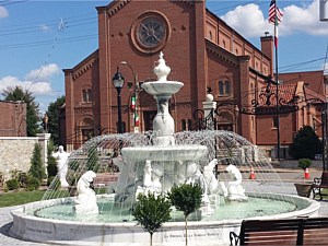 Frisella Family White Marble Fountain 2