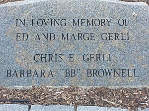 Granite Slant Marker