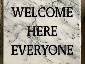 Engraved Limestone & Granite