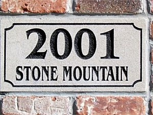 Address Marker Stone Example