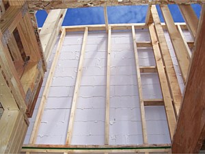 4-hour fire rated AAC 4" block firewall