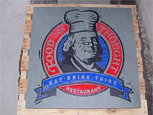 Custom Engraved Retail Signage with Logo 1